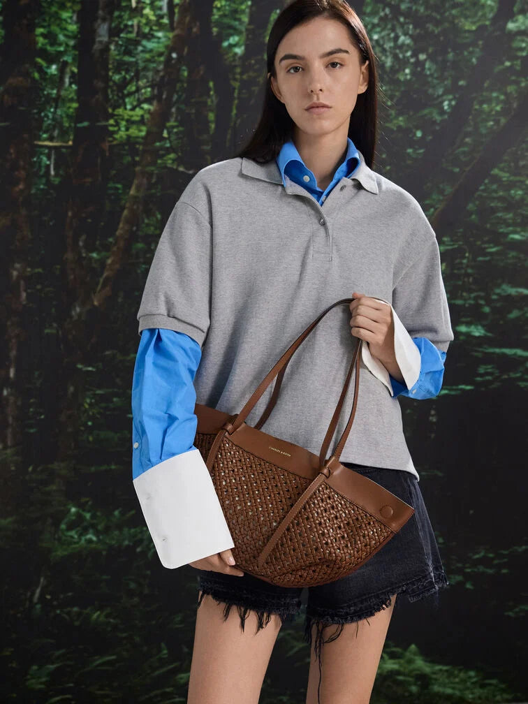 Calla Woven Tote Bag