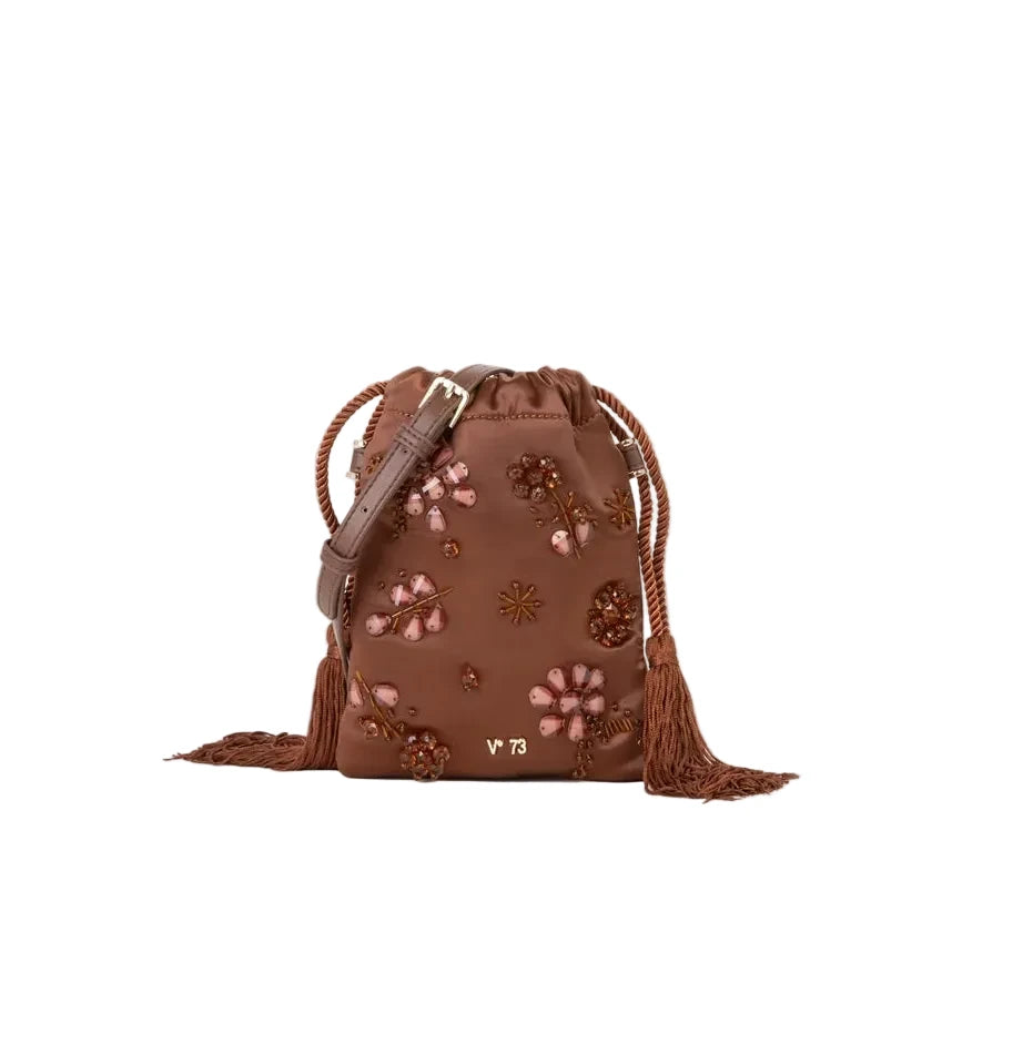 Kayla Embellished Bucket Bag