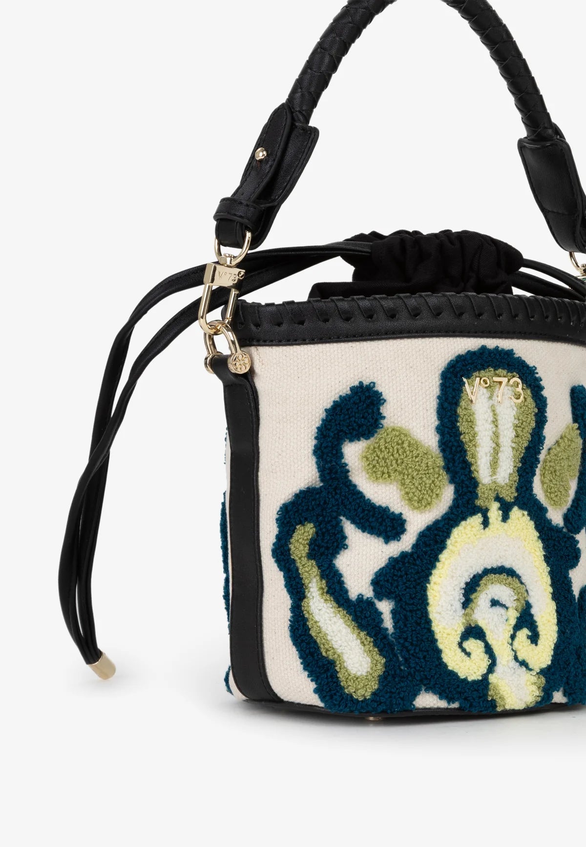 Marinela Embroidered Bucket Bag