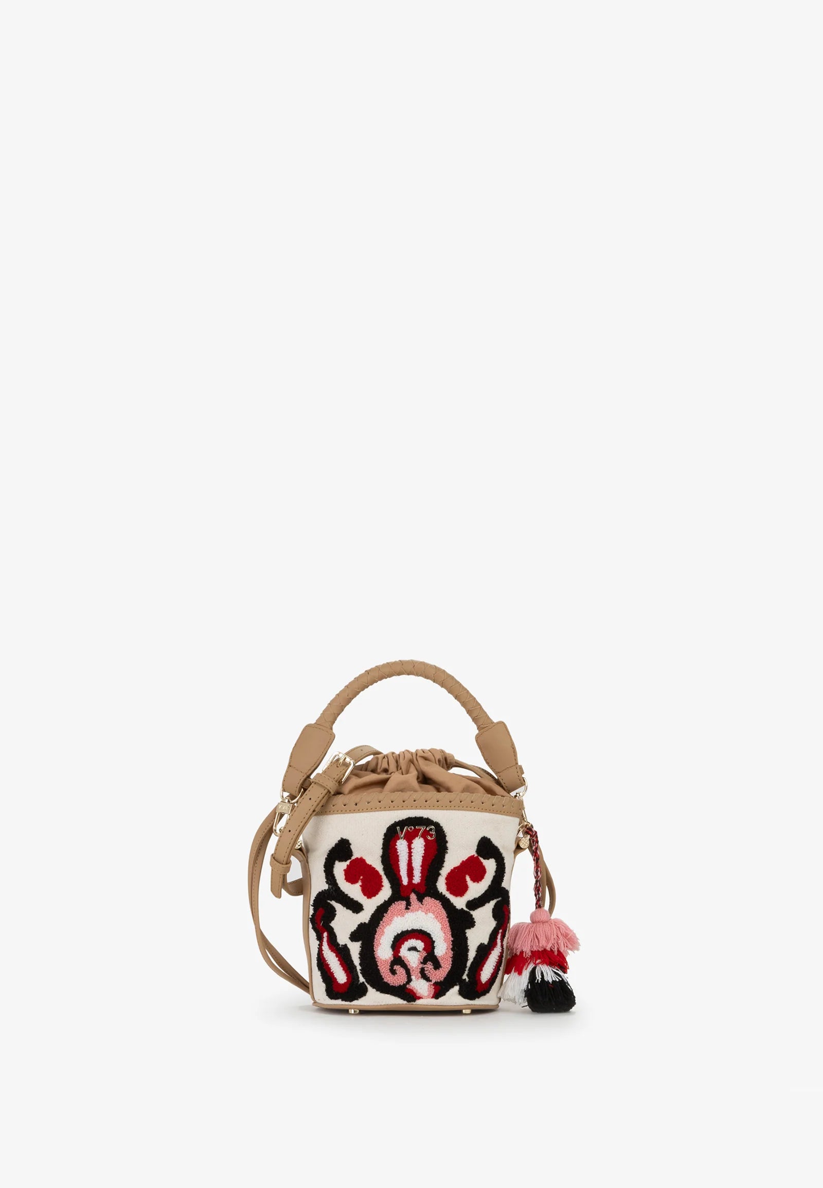 Marinela Embroidered Bucket Bag