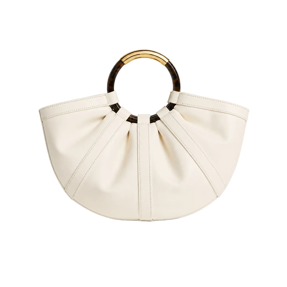 Half-Moon Leather Handbag