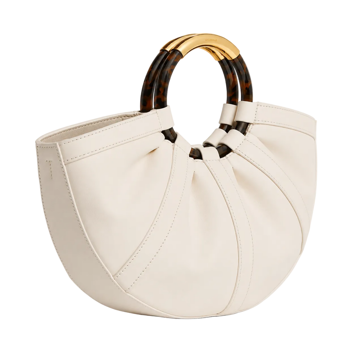 Half-Moon Leather Handbag