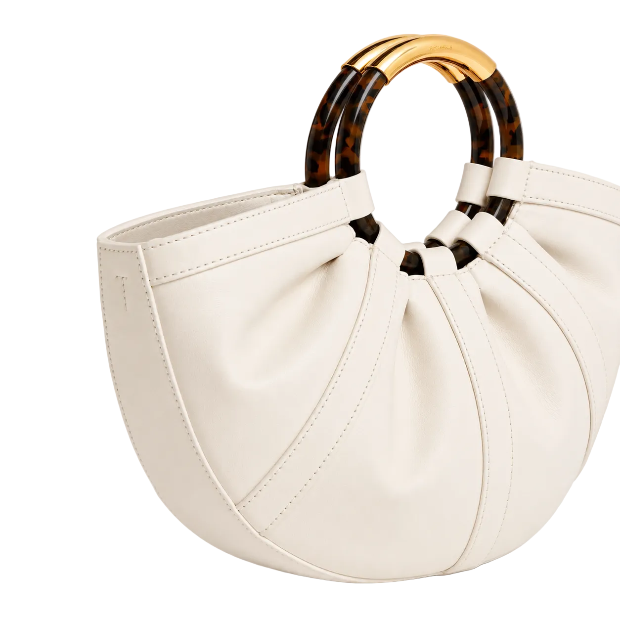 Half-Moon Leather Handbag