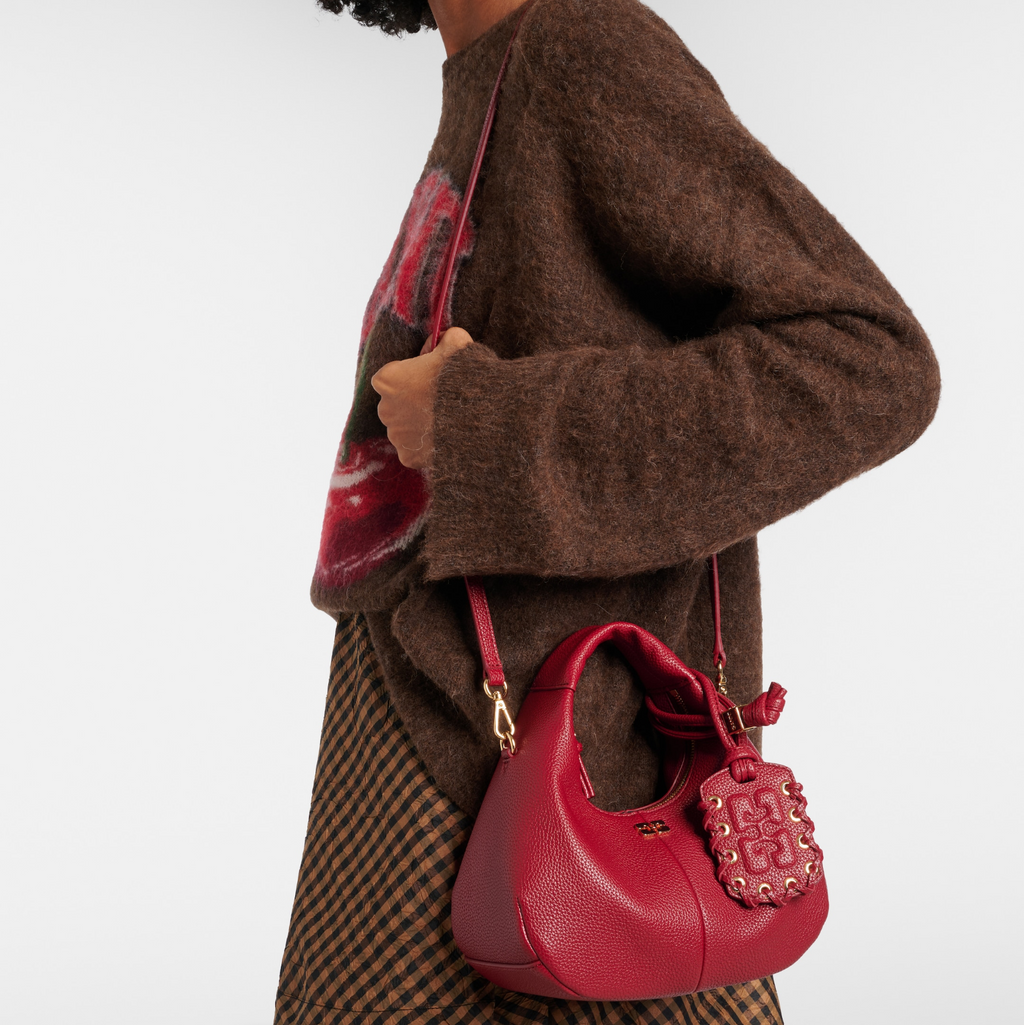Mini Top-Handle Bag - Red Dahlia