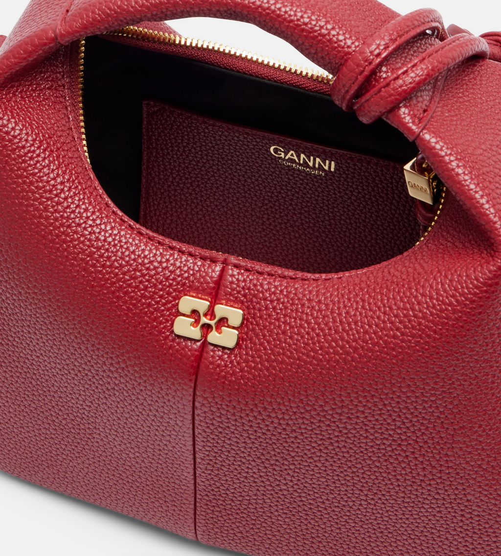 Mini Top-Handle Bag - Red Dahlia