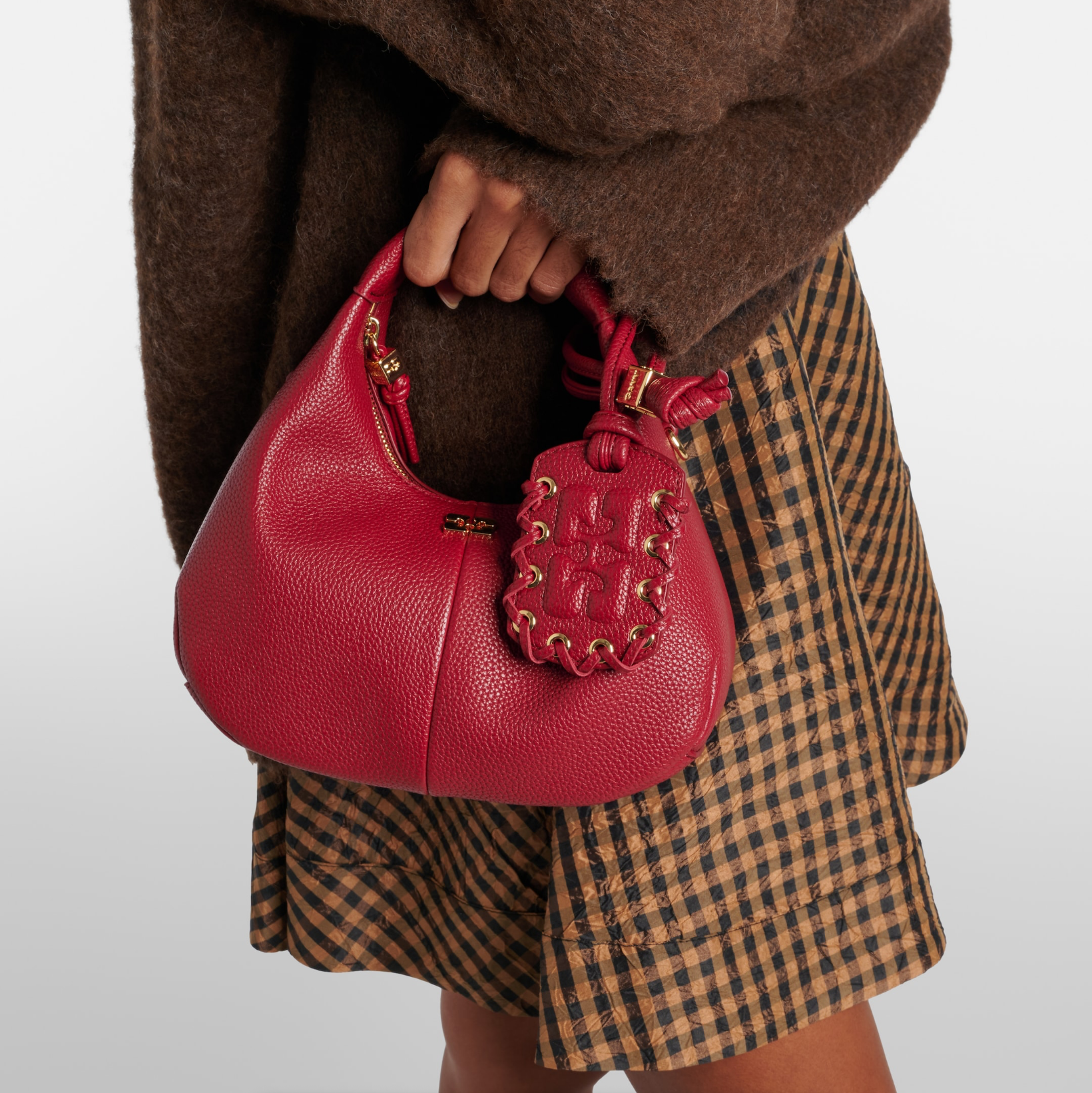 Mini Top-Handle Bag - Red Dahlia