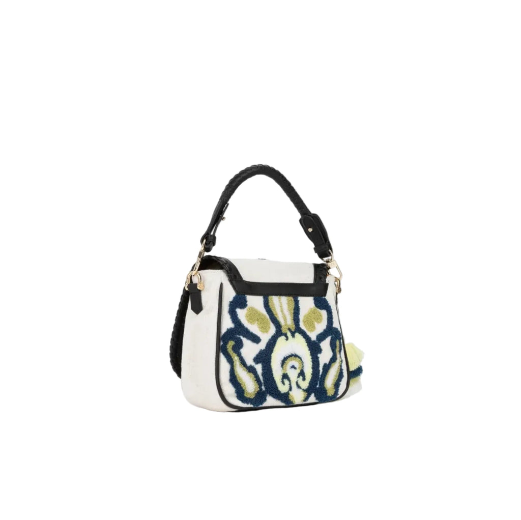 Marilena Embroidered Top Handle Bag