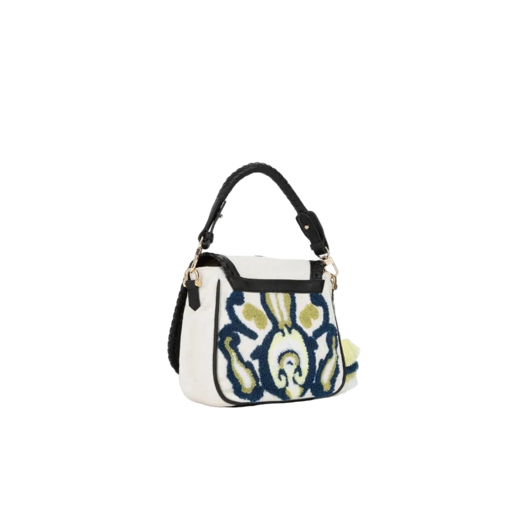 Marilena Embroidered Top Handle Bag